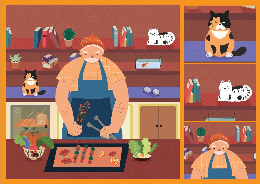 ออกแบบ Character & Mascot - ออกแบบคาแรคเตอร์ ตัวการ์ตูน ภาพประกอบ - 3