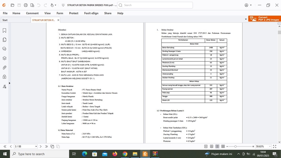 Jasa Lainnya - Jasa Perhitungan Struktur Beton Bangunan Kantor/Rumah dll - 2