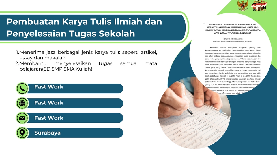 Pengetikan Umum - Pembuatan Artikel, Essay, Tugas Sekolah (SD,TK,SMP,SMA,Kuliah), dsb - 1