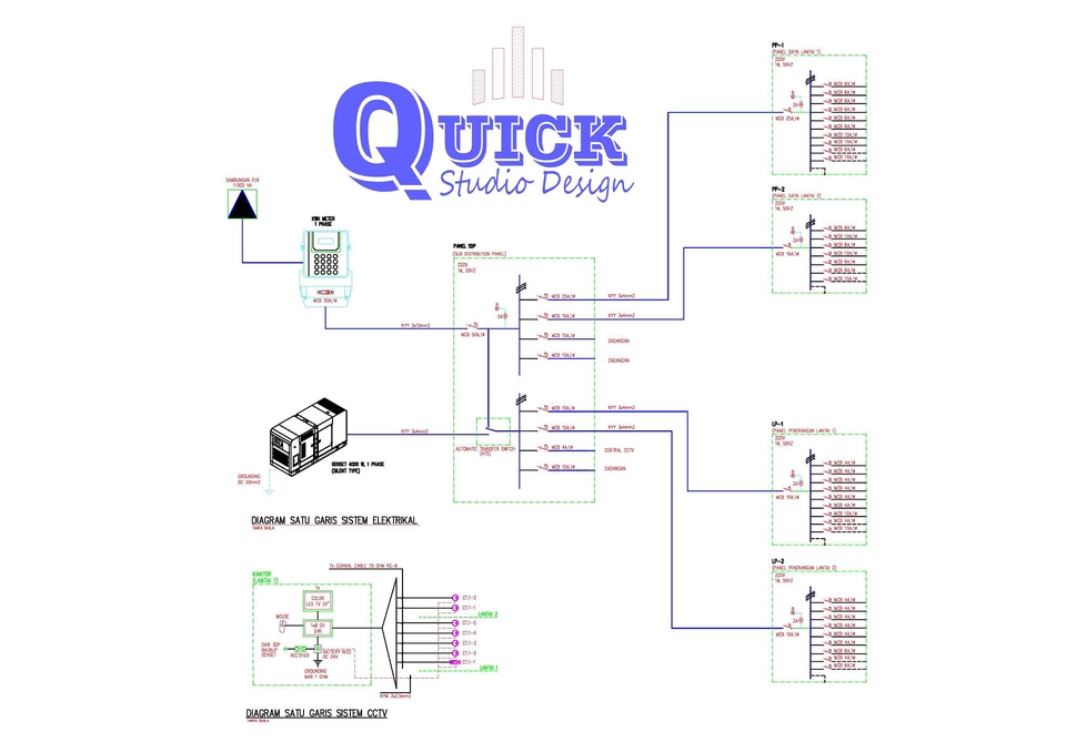 CAD Drawing - Desain Instalasi Elektrikal & Elektronik - 5