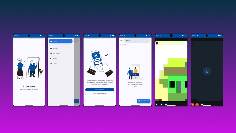 Jasa pembuatan aplikasi Android dengan tampilan antarmuka mobile apps yang modern dan user friendly.
