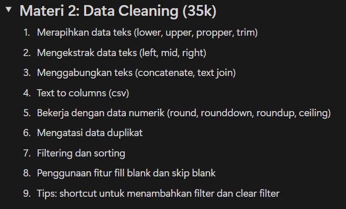 Belajar Data Cleaning 35k: Panduan Lengkap Mengolah Data
