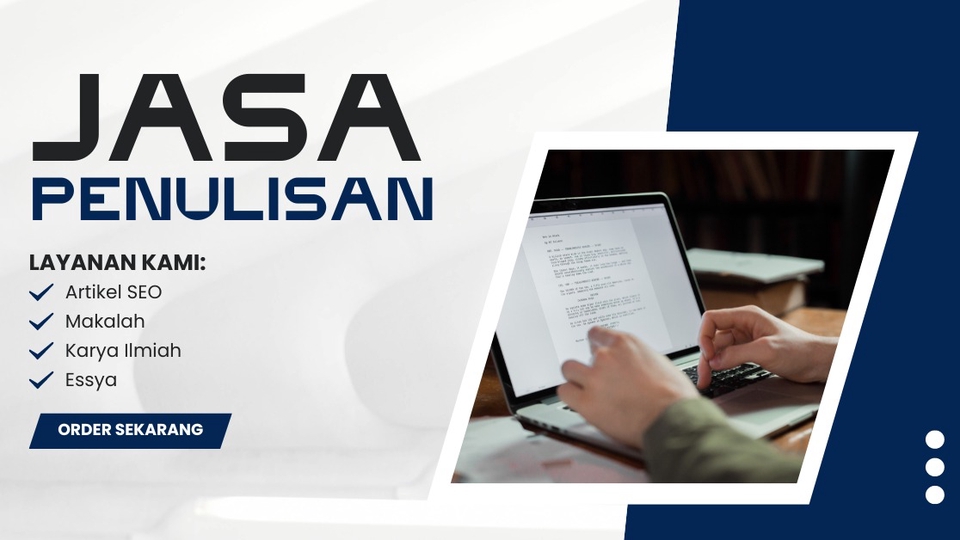 Jasa Penulis Artikel Berkualitas dan Bergaransi - Jasa Penulisan Artikel SEO, Makalah, Karya Ilmiah, Essay
