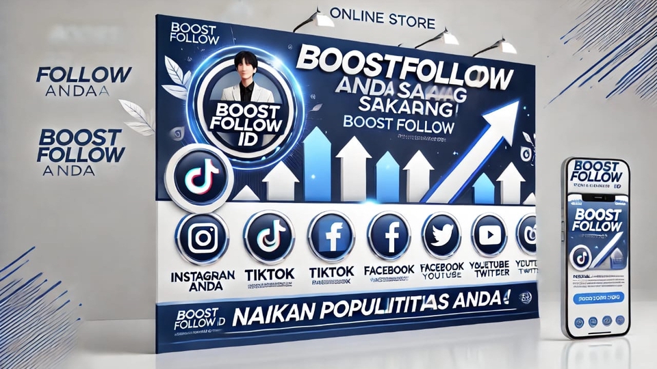 Jasa Tambah Followers dan Likes Sosial Media Permanen - tambah followers shopee intagram tiktok
