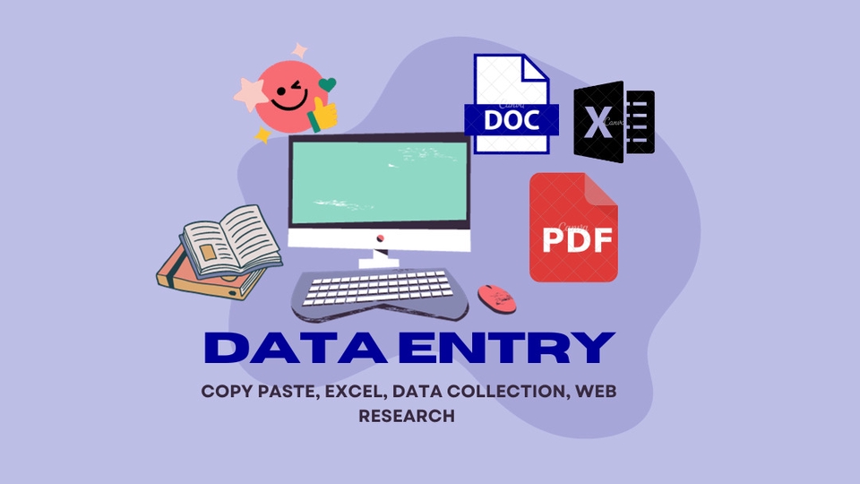 Entri Data - Data Entry, Data Collection, Copy Paste, Convert Word to Excel. 1 hari jadi - 1