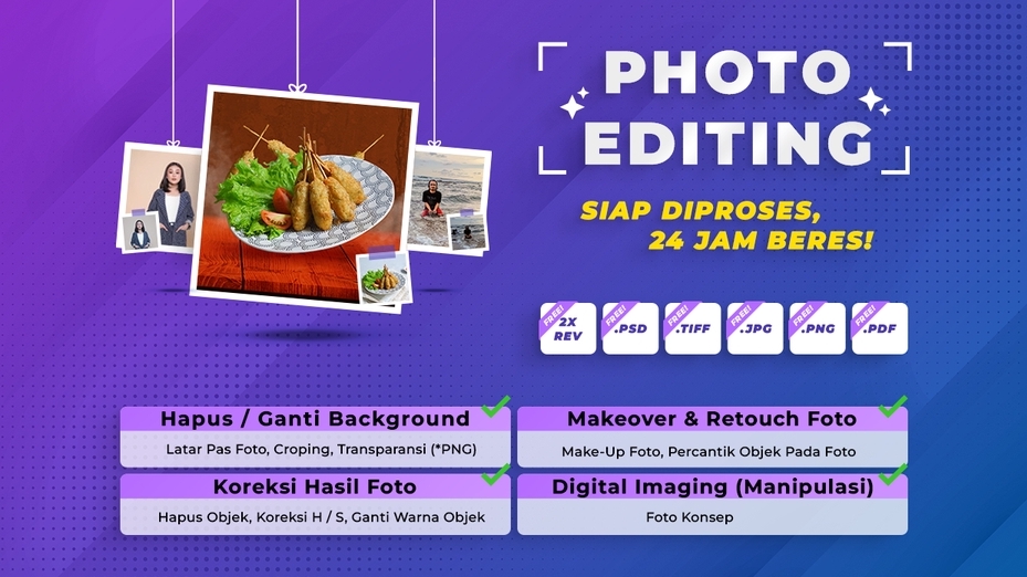 Edit Gambar & Photoshop - Editing Foto - Siap Proses 24 Jam Beres - 1