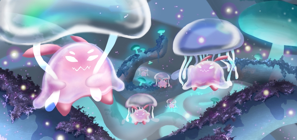 รับวาดภาพประกอบนิทาน สไตล์ digital painting  น่ารัก  แฟนตาซี