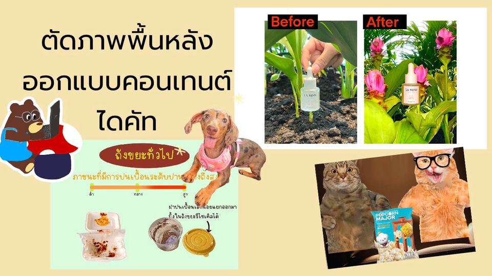 รับตัดต่อภาพ ปรับภาพให้ชัด รับแต่งรูปภาพ รับทำโฟโต้ชอป ปรับแสงรูปภาพ