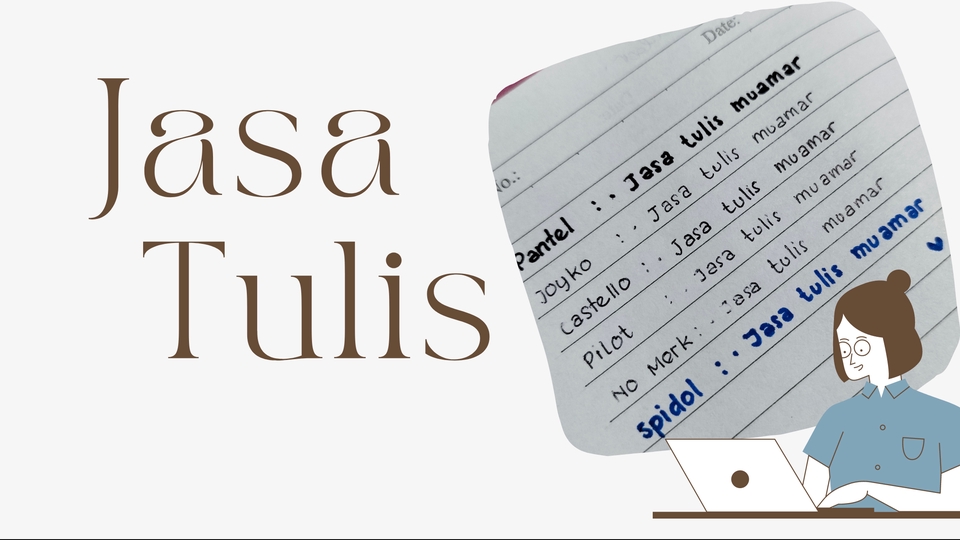 Jasa Lainnya - JASA TULIS TANGAN TUGAS DAN MATERI - 1