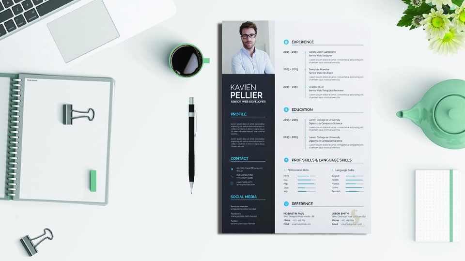 Portfolio & Resume - Desain CV Murah 1 Hari Jadi - 4