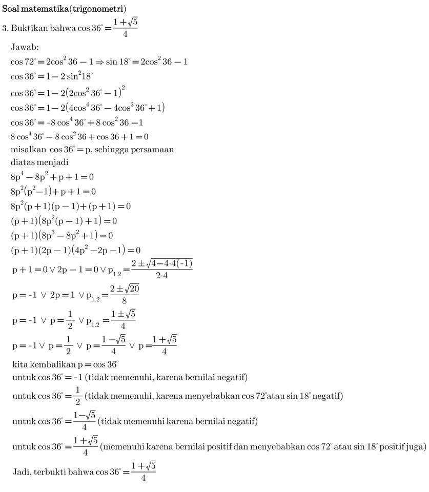 Jasa Lainnya - Jasa Pengerjaan Soal Matematika/Fisika - 4