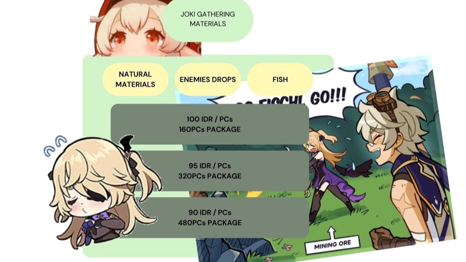 Gaming - Joki Genshin Impact Gathering Material - 1