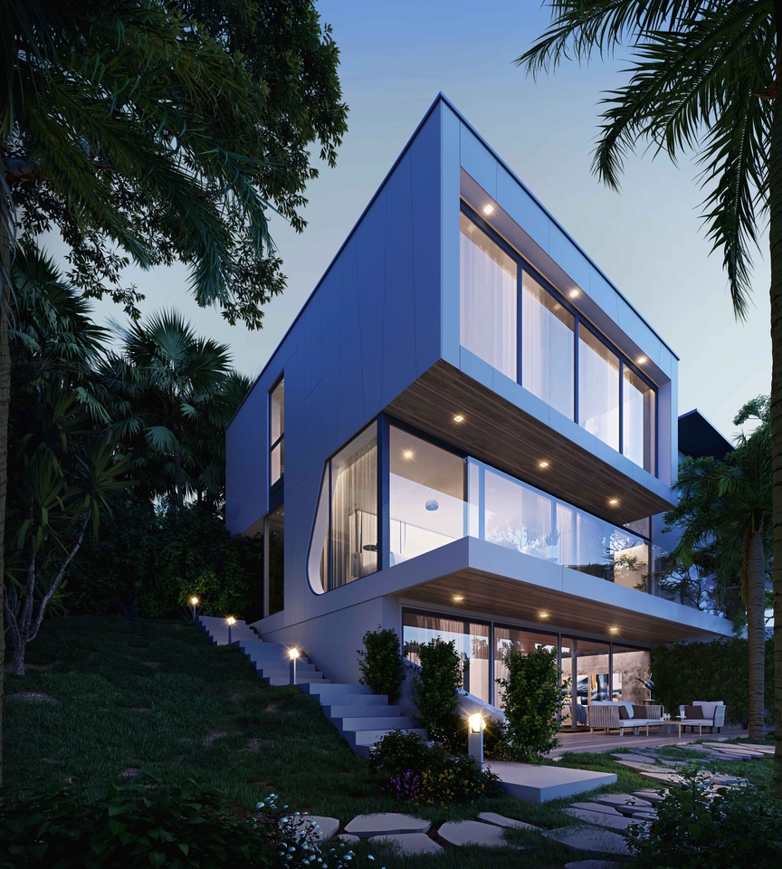 รับออกแบบ 3d perspective โมเดลบ้าน 3 มิติ รับเขียนแบบบ้าน 3d ราคาถูก