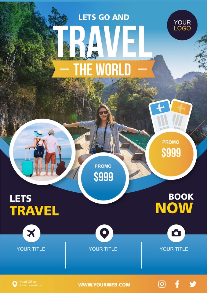 Banner Online - brosur/Flayer travel dan perumahan - 2