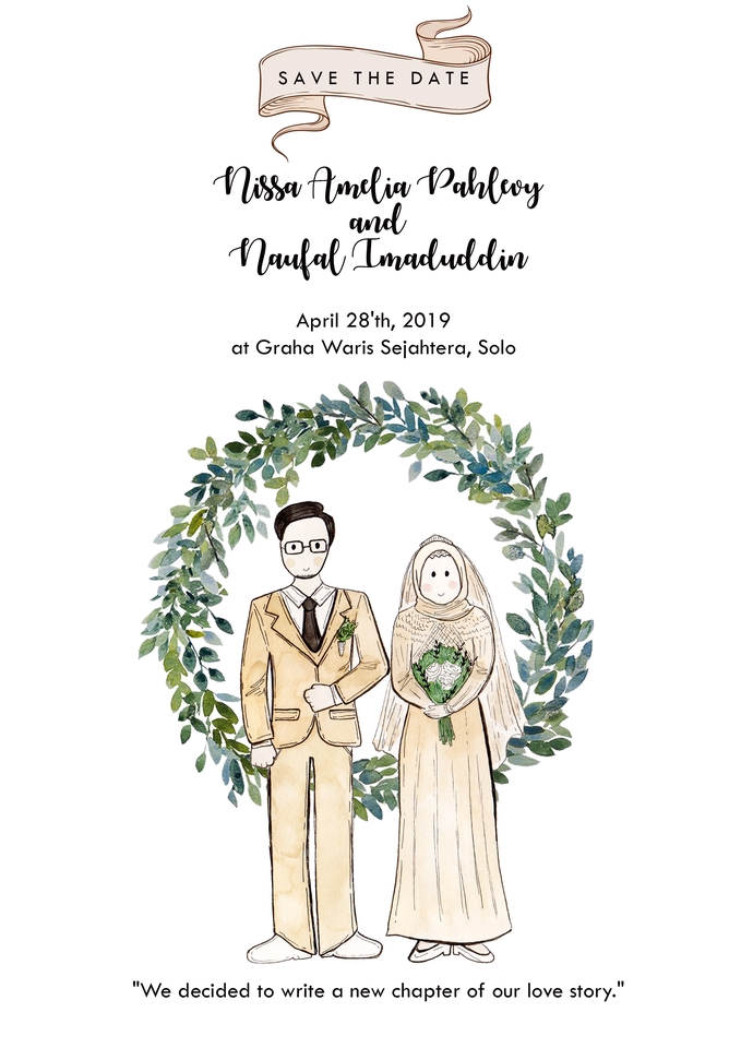 Gambar dan Ilustrasi - ILUSTRASI PERNIKAHAN, KADO NIKAH, E-INVITATION - 4