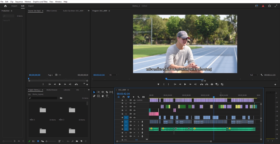 ถ่ายและตัดต่อวีดีโอ - Video Editing รับตัดต่องานทั่วไป - 12