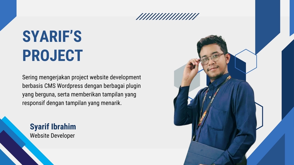 Jasa Pembuatan Website Profesional dan Website Development oleh Syarif Ibrahim, Web Developer.