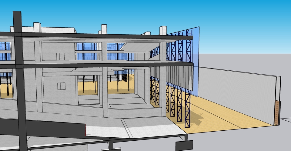 เขียนแบบวิศวกรรมและออกแบบโครงสร้าง - รับงานเขียนแบบ สถาปัตย์ โครงสร้าง 2D 3D Autocad Sketchup - 23