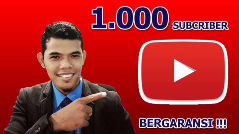 Tambah Followers - [ PAKET HEMAT ] JASA NAMBAH 1.000 SUBCRIBER YOUTUBE DIJAMIN PALING MURAH !!! - 1