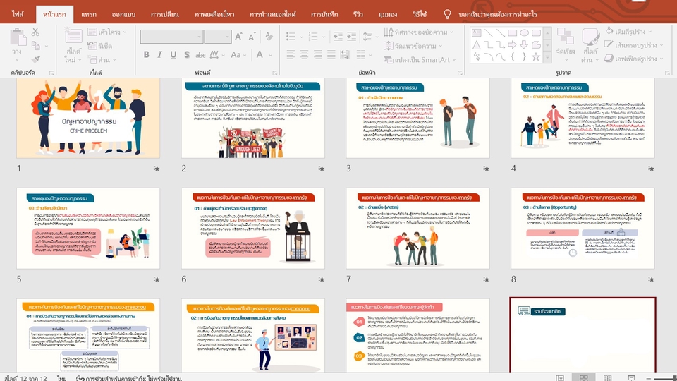 Presentation - รับออกแบบ และหาข้อมูล(บางหัวข้อที่สามารถหาได้) สามารถทำได้ทั้งงานทั่วไปจนถึงระดับทางการ - 4