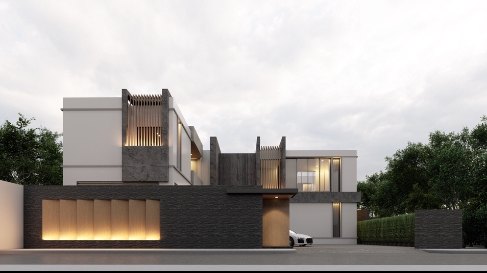 รับออกแบบบ้านและตกแต่งภายใน สไตล์โมเดิร์น ทันสมัย รีโนเวทบ้าน รับสร้างบ้าน ออกแบบบ้านชั้นเดียว