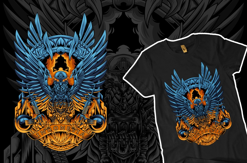 Desain Kaos & Motif - DESAIN KAOS (costum desain suka-suka untuk brand atau komunitas) - 7