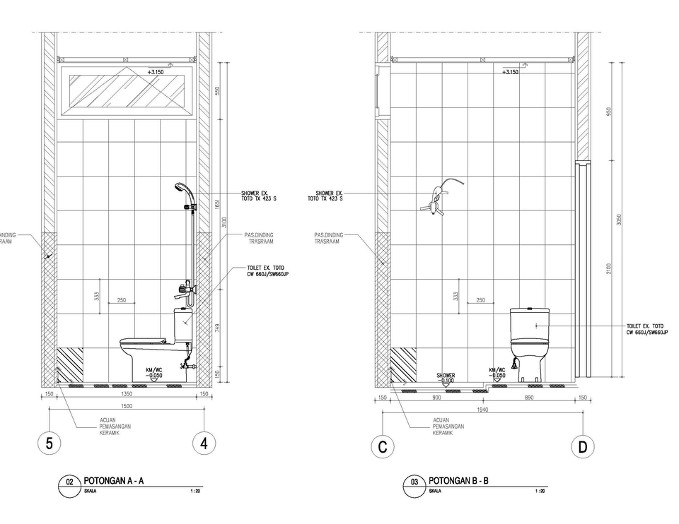 Gambar dan Ilustrasi - Gambar kerja 2D autocad - 4