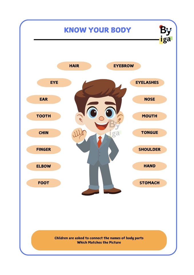 Jasa Lainnya - Pembuatan Worksheet Activity for kid - 6