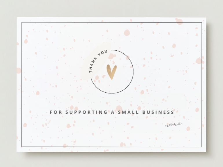 Digital Printing - Desain Thank You Card - 5