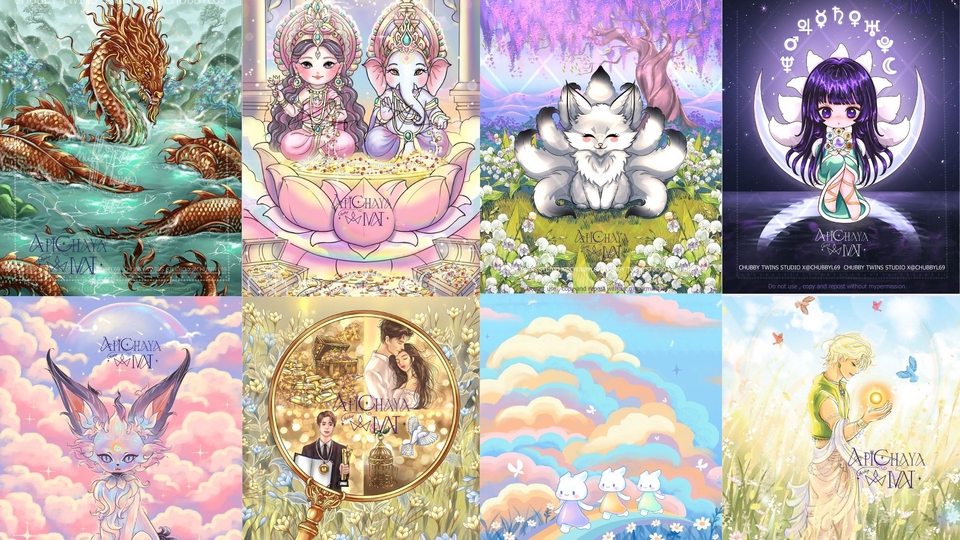 รับวาดรูปภาพประกอบ เกมส์ออนไลน์ นิทาน ภาพประกอบการ์ดอวยพร ภาพประกอบสินค้า ภาพประกอบของเล่นเด็ก