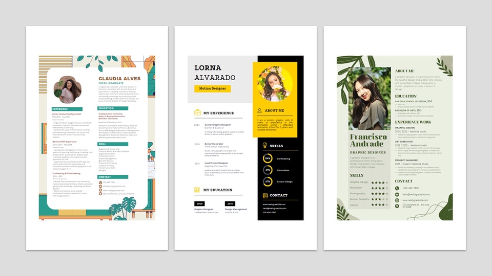 Portfolio & Resume - Resume & Portfolio ออกแบบตามใจคุณลูกค้า - 7