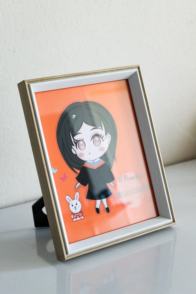 รับวาดรูปการ์ตูนแนวน่ารักๆใส่กรอบ เป็นของขวัญที่ระลึก รับวาดรูปการ์ตูนแนวน่ารักๆใส่กรอบ เป็นของขวัญที่ระลึก