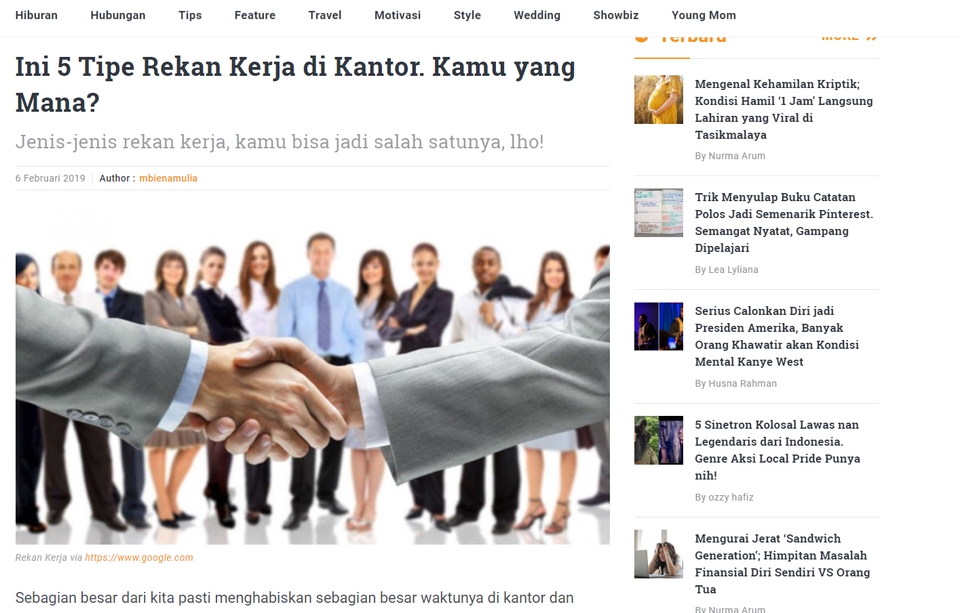 Penulisan Konten - Paket Penulisan Konten Umum & Lifestyle Bahasa Indonesia - 4