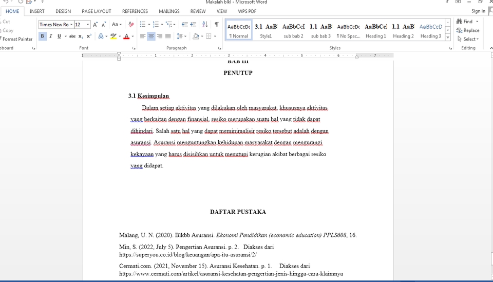 Jasa Lainnya - JASA PEMBUATAN MAKALAH , REVISI SEPUASNYA!!! - 4