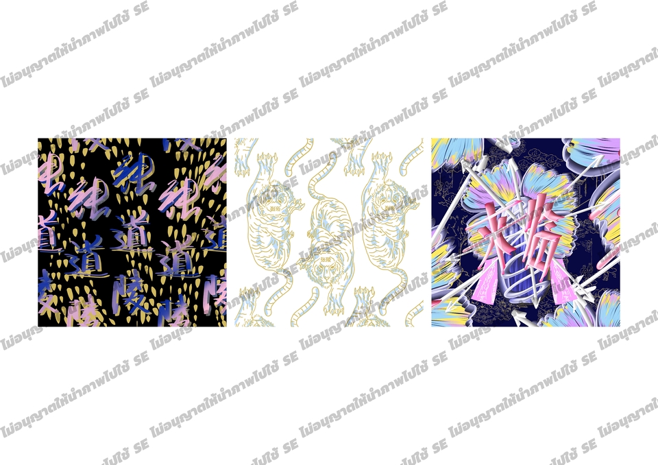 วาด/ออกแบบแพทเทิร์นเสื้อผ้า - รับวาด fashion illustration ออกแบบเสื้อผ้า ออกแบบลายผ้า ออกแบบกระเป๋า รับทำแบรนด์แฟชั่น - 9