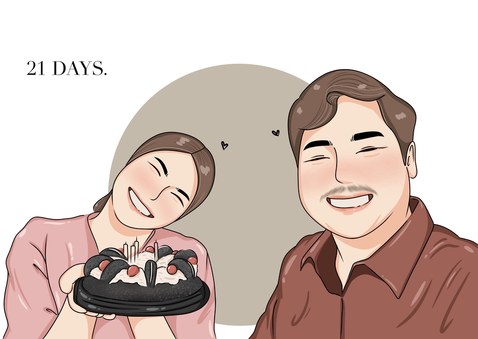 วาดภาพการ์ตูน - ภาพวาดมินิมอลสุดคิ้วท์ - 3