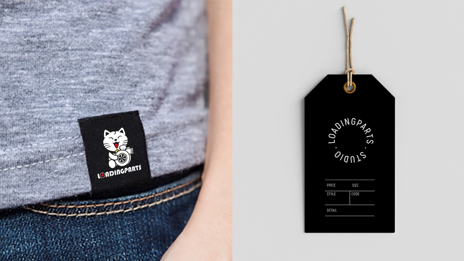 Digital Printing - Design Hang tag, shirt tag, neck label, clothing label - 5