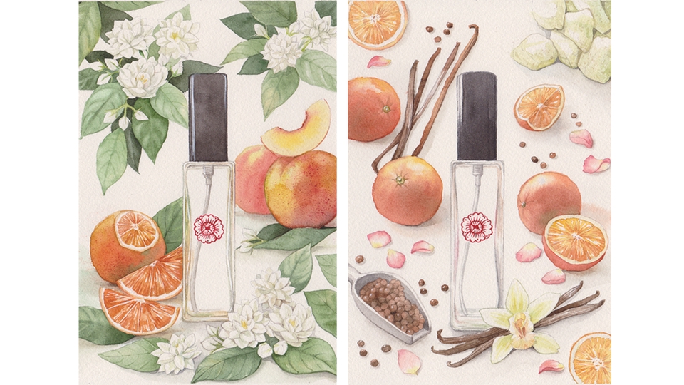 วาดภาพประกอบ - วาดภาพประกอบสีน้ำ ภาพวิวทิวทัศน์ สัตว์เลี้ยง ดอกไม้ - 15