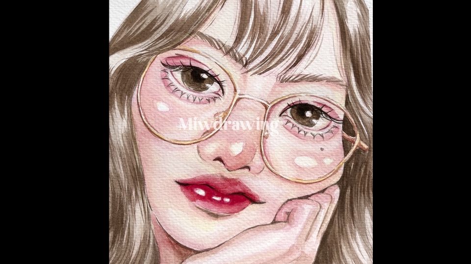 วาดภาพเหมือน Portrait - Portrait ภาพเหมือนสีน้ำ/digital painting • ภาพเหมือนบุคคล,ศิลปินดารา,ไอดอล เริ่มต้น 250-. - 2