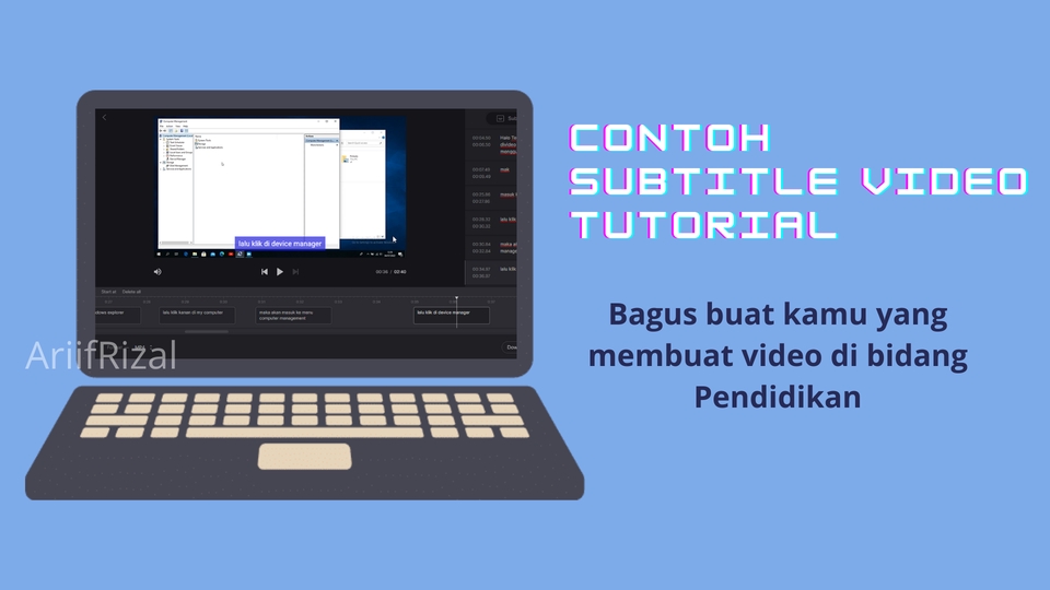 Subtitle - Jasa Pembuatan Subtitle Indonesia dan Inggris Professional - 5