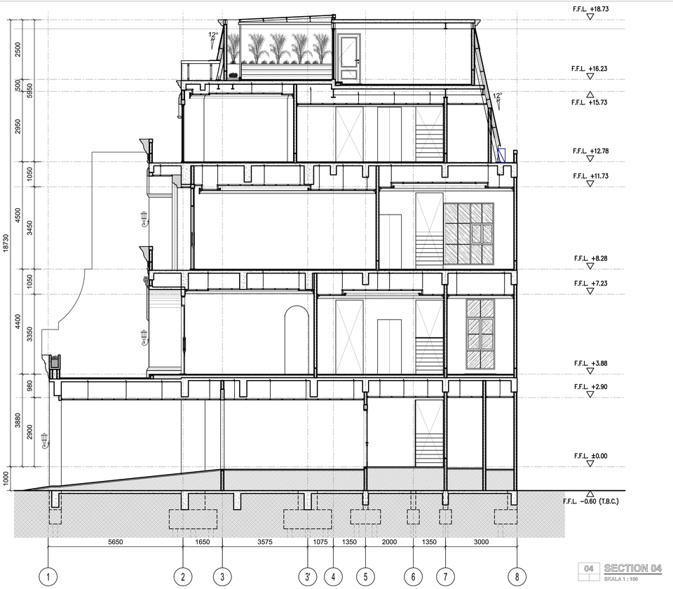 CAD Drawing - Gambar Kerja Autocad 2D : Arsitek, Struktur, MEP - 11