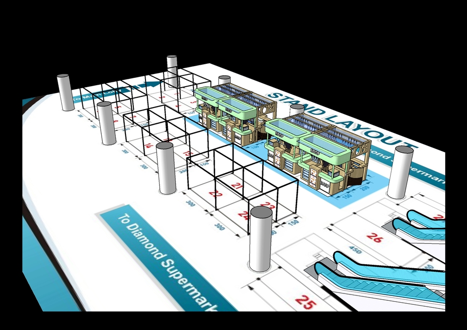 3D & Perspektif - Design Booth Display - 5