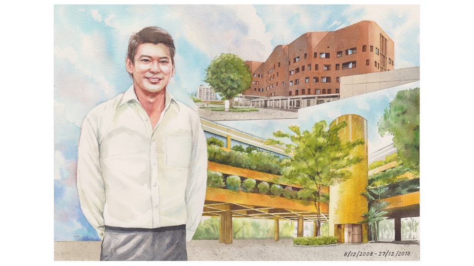 วาดภาพประกอบ - วาดภาพประกอบสีน้ำ ภาพวิวทิวทัศน์ สัตว์เลี้ยง ดอกไม้ - 6