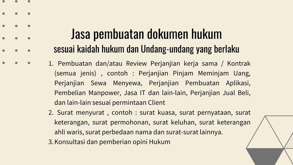 Hukum - Pembuatan Perjanjian/Kontrak - 4