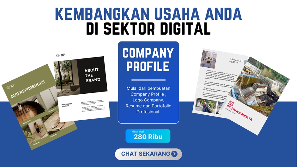 Portfolio & Resume - DESAIN COMPANY PROFILE - 1
