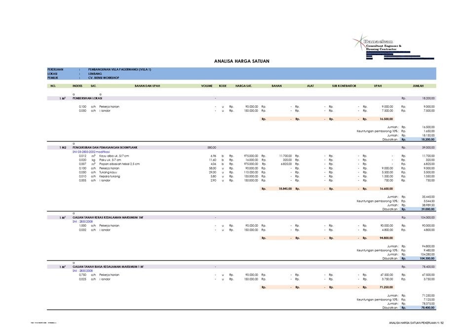 Akuntansi dan Keuangan - JASA PERHITUNGAN RENCANA ANGGARAN BIAYA - 13