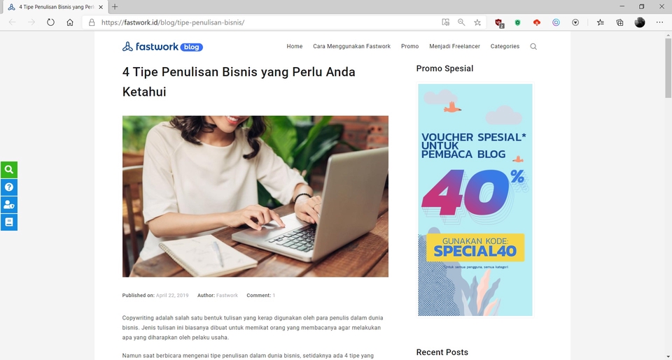 Penulisan Konten - Jasa Penulisan Artikel, Content Writing, dan Blog 1 Hari Jadi - 2