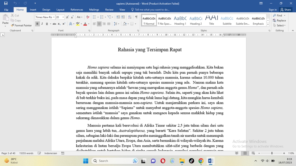 Pengetikan Umum - Jasa pengetikan - 3