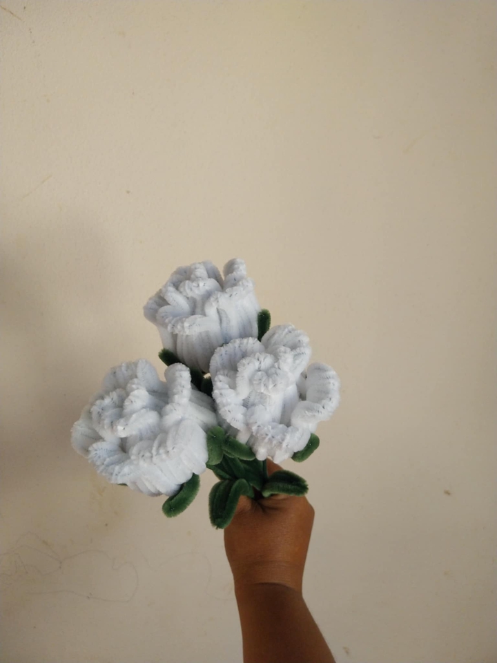 Art & Craft - ดอกไม้ลวดกำมะหยี่ ดอกไม้ทำมือ ดอกไม้แฮนเมด ดอกไม้ประดิษฐ์ - 11