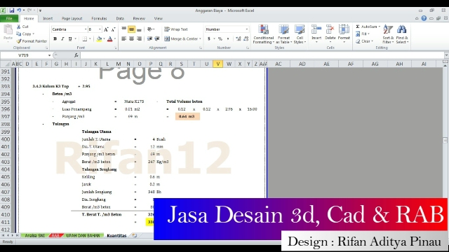 CAD Drawing - Desain arsitektur 3d, Cad drawing dan RAB - 5